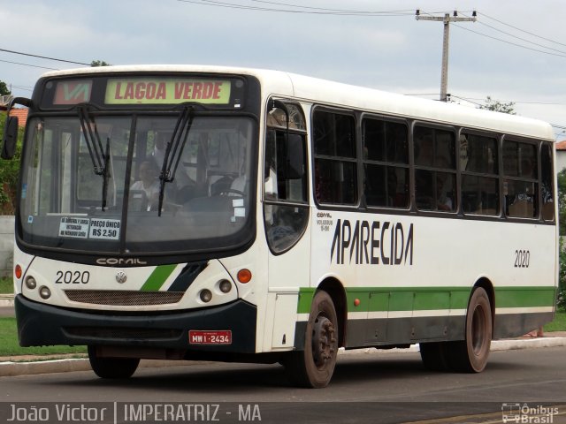 Viação Nossa Senhora Aparecida 2020 na cidade de Imperatriz, Maranhão, Brasil, por João Victor. ID da foto: 2246075.