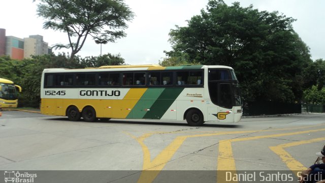 Empresa Gontijo de Transportes 15245 na cidade de São Paulo, São Paulo, Brasil, por Daniel Santos Sardi. ID da foto: 2212815.