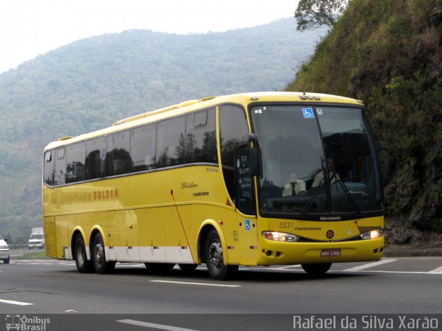 Viação Itapemirim 5531 na cidade de Petrópolis, Rio de Janeiro, Brasil, por Rafael da Silva Xarão. Número da foto: #2213970.