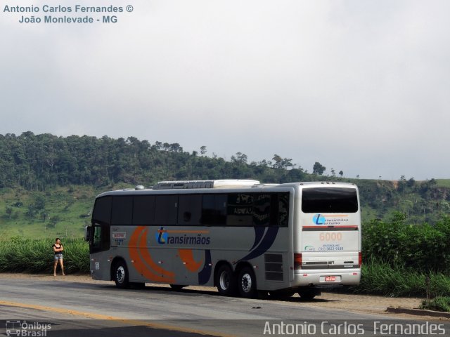 Transirmãos Turismo 6000 na cidade de João Monlevade, Minas Gerais, Brasil, por Antonio Carlos Fernandes. Número da foto: #2213312.