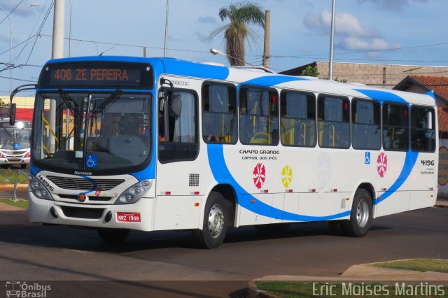 Viação Campo Grande 4196 na cidade de Campo Grande, Mato Grosso do Sul, Brasil, por Eric Moises Martins. Número da foto: #2214285.