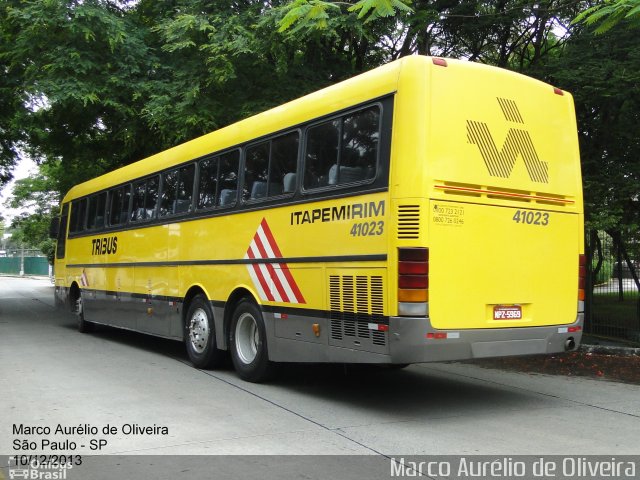 Viação Itapemirim 41023 na cidade de São Paulo, São Paulo, Brasil, por Marco Aurélio de Oliveira. Número da foto: #2248324.