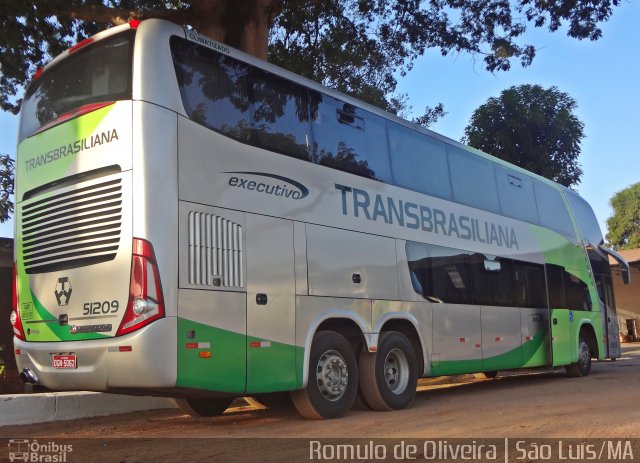 Transbrasiliana Transportes e Turismo 51209 na cidade de São Luís, Maranhão, Brasil, por Romulo de Oliveira Clementino. Número da foto: #2247755.