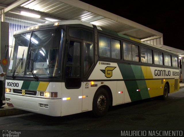 Empresa Gontijo de Transportes 10200 na cidade de Belo Horizonte, Minas Gerais, Brasil, por Maurício Nascimento. ID da foto: 2248408.