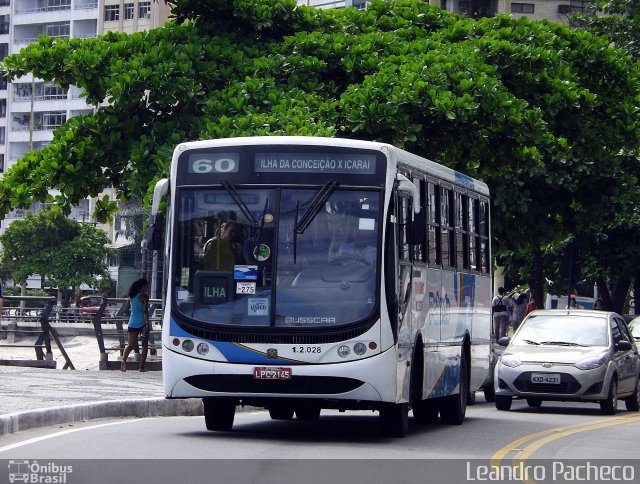 Transportes Peixoto 1.2.028 na cidade de Niterói, Rio de Janeiro, Brasil, por Leandro Pacheco. Número da foto: #2247442.