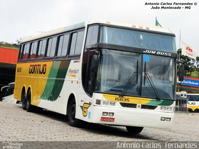 Empresa Gontijo de Transportes 15635 na cidade de João Monlevade, Minas Gerais, Brasil, por Antonio Carlos Fernandes. Número da foto: #2247926.
