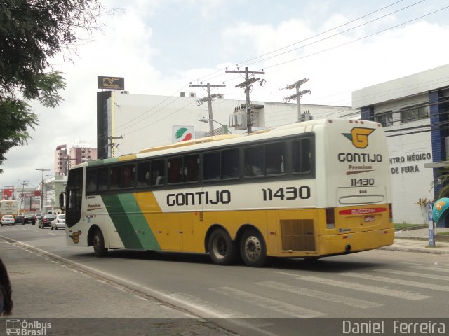 Empresa Gontijo de Transportes 11430 na cidade de Feira de Santana, Bahia, Brasil, por Daniel  Ferreira. Número da foto: #2247214.