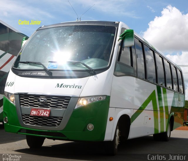 Empresa de Transportes e Turismo Moreira 840 na cidade de Goiânia, Goiás, Brasil, por Carlos Júnior. ID da foto: 2246945.