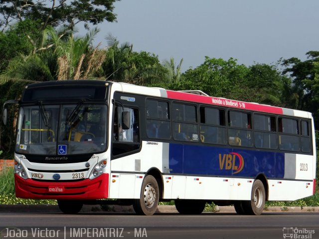 VBL - Viação Branca do Leste 2313 na cidade de Imperatriz, Maranhão, Brasil, por João Victor. ID da foto: 2248121.