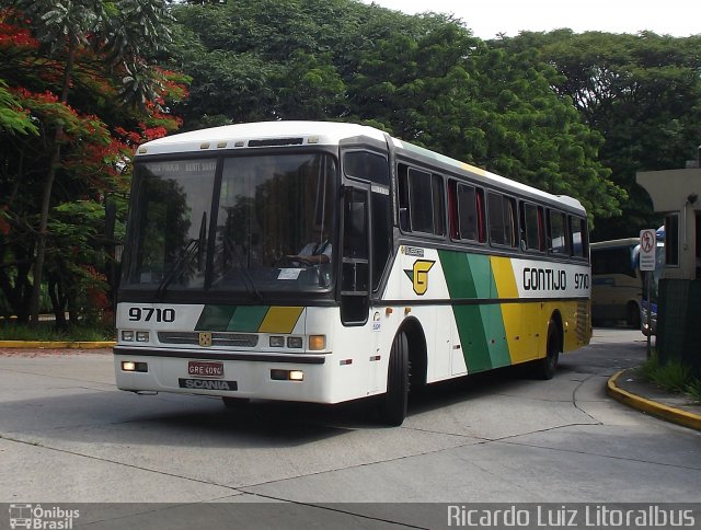 Empresa Gontijo de Transportes 9710 na cidade de São Paulo, São Paulo, Brasil, por Ricardo Luiz. Número da foto: #2246849.
