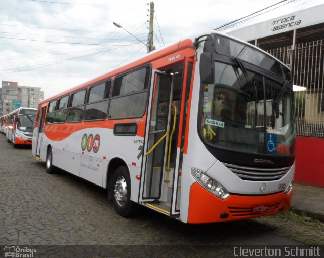 Expresso Medianeira 4374 na cidade de Santa Maria, Rio Grande do Sul, Brasil, por Cleverton Schmitt. Número da foto: #2247196.