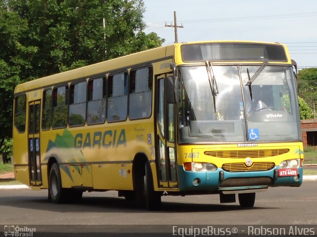 Viação Garcia 7467 na cidade de Paranavaí, Paraná, Brasil, por Robson Alves. ID da foto: 2248001.