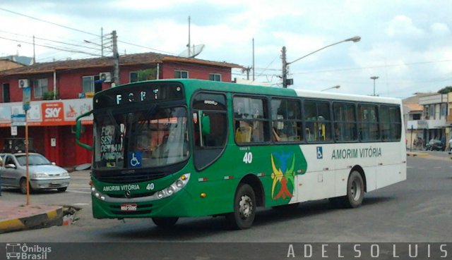 Expresso Amorim Vitória 40 na cidade de Castanhal, Pará, Brasil, por Adelso Silva Luis Doidinho. Número da foto: #2248855.