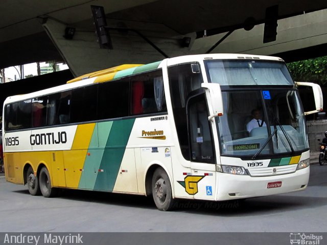 Empresa Gontijo de Transportes 11935 na cidade de Belo Horizonte, Minas Gerais, Brasil, por Andrey Gustavo. Número da foto: #2249779.