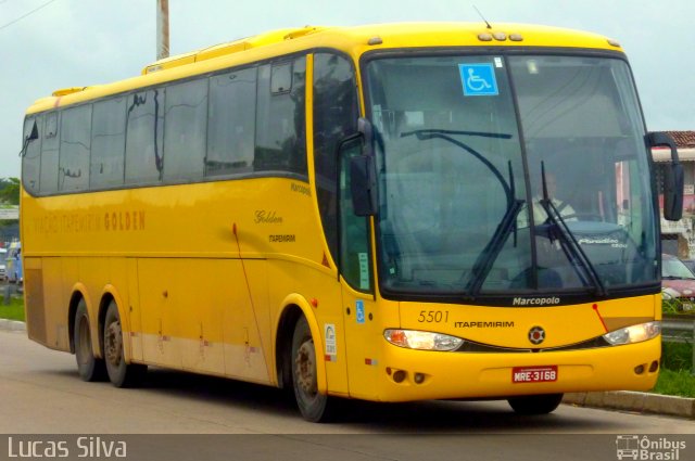 Viação Itapemirim 5501 na cidade de Recife, Pernambuco, Brasil, por Lucas Silva. Número da foto: #2249697.