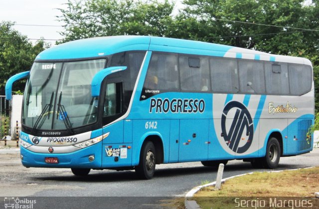 Auto Viação Progresso 6142 na cidade de Aracaju, Sergipe, Brasil, por Sergio Marques . Número da foto: #2249827.