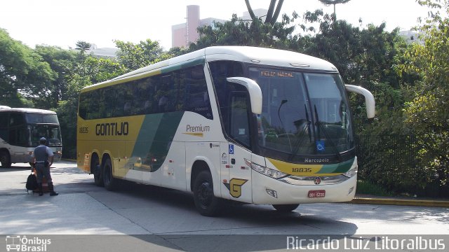 Empresa Gontijo de Transportes 18835 na cidade de São Paulo, São Paulo, Brasil, por Ricardo Luiz. Número da foto: #2250235.