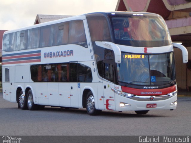 Expresso Embaixador 430 na cidade de Pelotas, Rio Grande do Sul, Brasil, por Gabriel  Morosoli. Número da foto: #2249254.