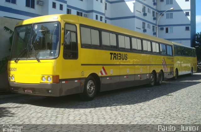 Viação Itapemirim 43001 na cidade de Campos dos Goytacazes, Rio de Janeiro, Brasil, por Paulo  Junior. ID da foto: 2249903.