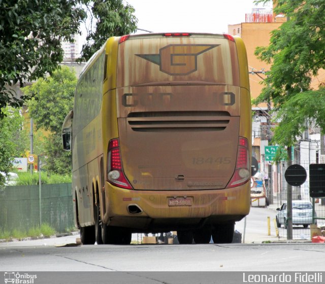 Empresa Gontijo de Transportes 18445 na cidade de São Paulo, São Paulo, Brasil, por Leonardo Fidelli. Número da foto: #2250250.