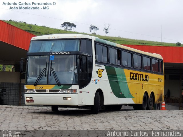 Empresa Gontijo de Transportes 11190 na cidade de João Monlevade, Minas Gerais, Brasil, por Antonio Carlos Fernandes. ID da foto: 2251801.