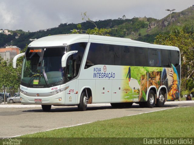 Viação Nova Integração 4715 na cidade de Florianópolis, Santa Catarina, Brasil, por Daniel Guardiola. Número da foto: #2252103.