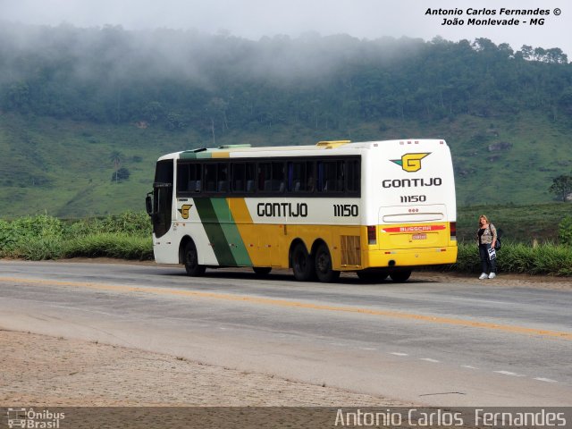 Empresa Gontijo de Transportes 11150 na cidade de João Monlevade, Minas Gerais, Brasil, por Antonio Carlos Fernandes. ID da foto: 2251786.