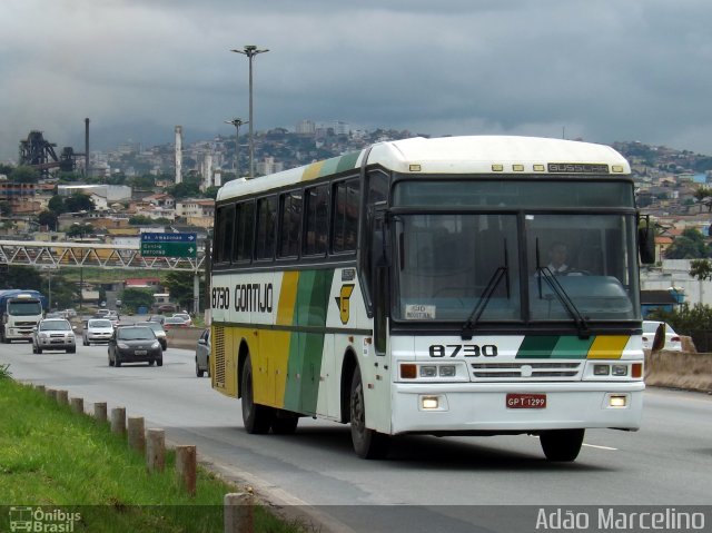 Empresa Gontijo de Transportes 8730 na cidade de Belo Horizonte, Minas Gerais, Brasil, por Adão Raimundo Marcelino. ID da foto: 2252393.