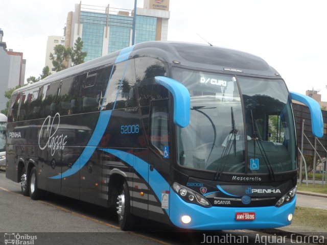 Empresa de Ônibus Nossa Senhora da Penha 52006 na cidade de Curitiba, Paraná, Brasil, por Jonathan  Aguiar Correa. Número da foto: #2252459.