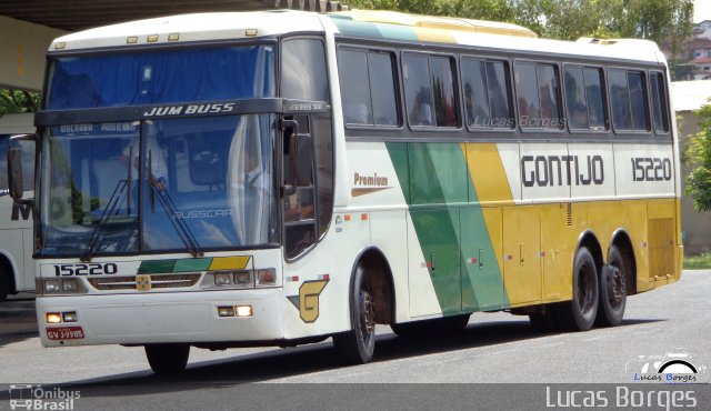 Empresa Gontijo de Transportes 15220 na cidade de Araxá, Minas Gerais, Brasil, por Lucas Borges . Número da foto: #2254039.
