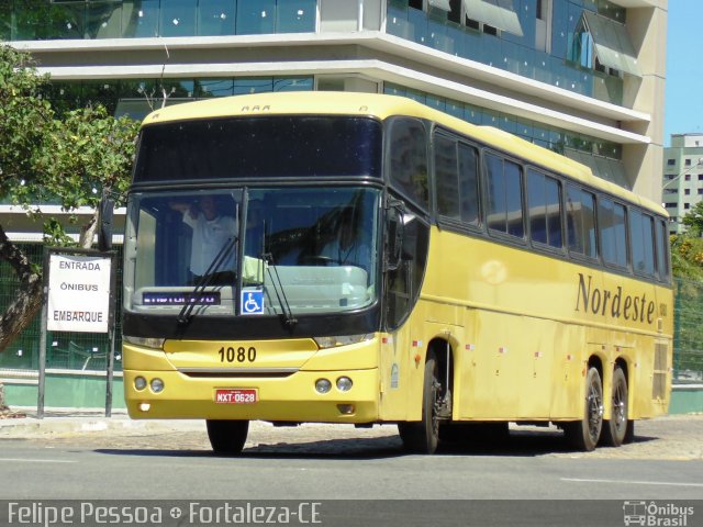 Viação Nordeste 1080 na cidade de Fortaleza, Ceará, Brasil, por Felipe Pessoa de Albuquerque. Número da foto: #2254059.