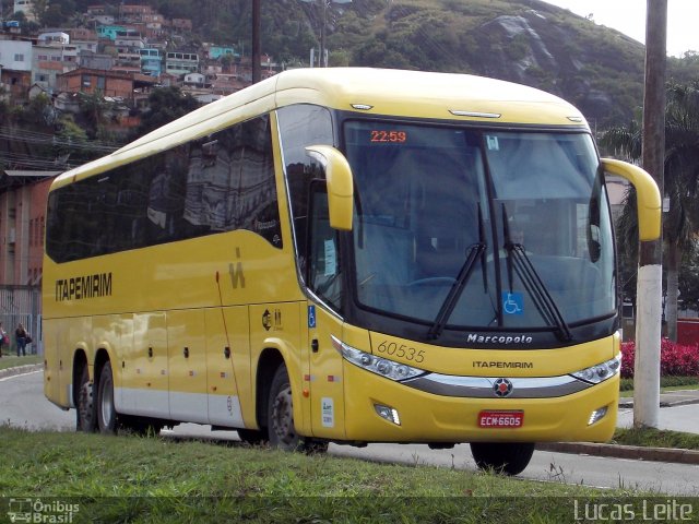 Viação Itapemirim 60535 na cidade de Vitória, Espírito Santo, Brasil, por Lucas Leite. Número da foto: #2254248.