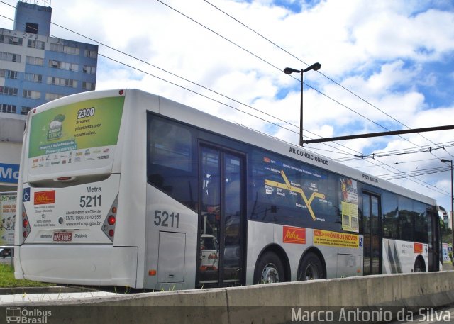 Metra - Sistema Metropolitano de Transporte 5211 na cidade de São Bernardo do Campo, São Paulo, Brasil, por Marco Antonio da Silva. Número da foto: #2253511.