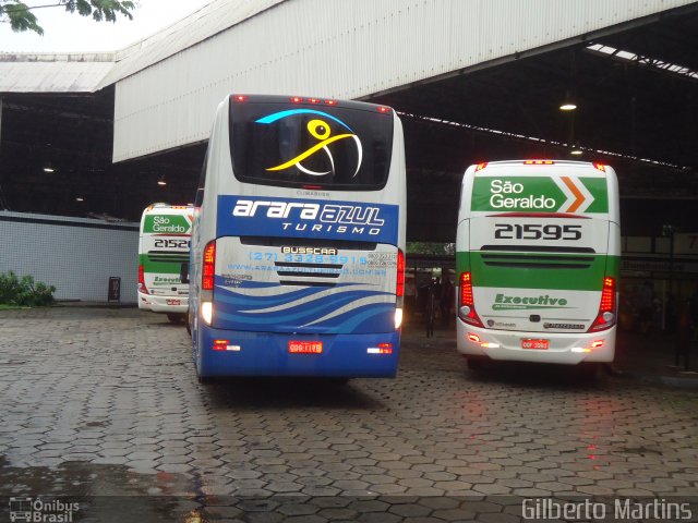 Cia. São Geraldo de Viação 21595 na cidade de Serra, Espírito Santo, Brasil, por Gilberto Martins. Número da foto: #2256984.