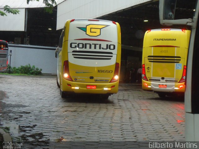 Empresa Gontijo de Transportes 18650 na cidade de Vitória, Espírito Santo, Brasil, por Gilberto Martins. Número da foto: #2256993.