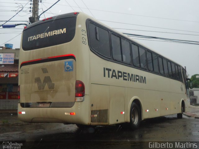 Viação Itapemirim 8213 na cidade de Serra, Espírito Santo, Brasil, por Gilberto Martins. Número da foto: #2256968.