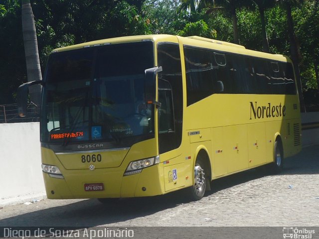 Viação Nordeste 8060 na cidade de Fortaleza, Ceará, Brasil, por Diego  de Souza. Número da foto: #2256735.
