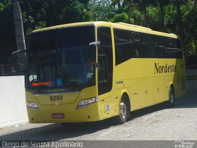 Viação Nordeste 8060 na cidade de Fortaleza, Ceará, Brasil, por Diego  de Souza. ID da foto: 2256735.