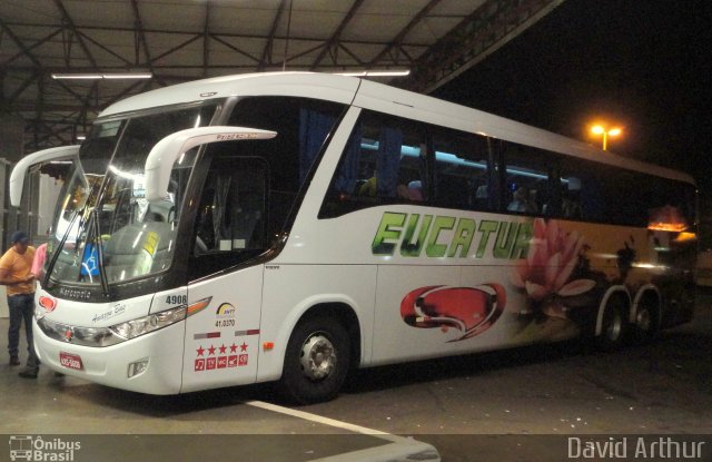 Eucatur - Empresa União Cascavel de Transportes e Turismo 4908 na cidade de Londrina, Paraná, Brasil, por David Arthur. Número da foto: #2255651.