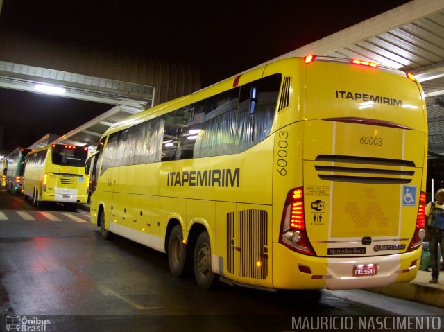 Viação Itapemirim 60003 - Estação José Cândido da Silveira na cidade de Belo Horizonte, Minas Gerais, Brasil, por Maurício Nascimento. ID da foto: 2256521.