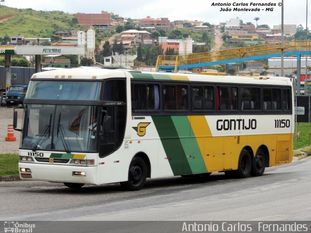 Empresa Gontijo de Transportes 11150 na cidade de João Monlevade, Minas Gerais, Brasil, por Antonio Carlos Fernandes. ID da foto: 2255731.