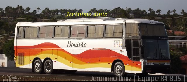 Bonitão Viagem e Turismo 4800 na cidade de Buriti dos Lopes, Piauí, Brasil, por Jerônimo Diniz. Número da foto: #2257293.
