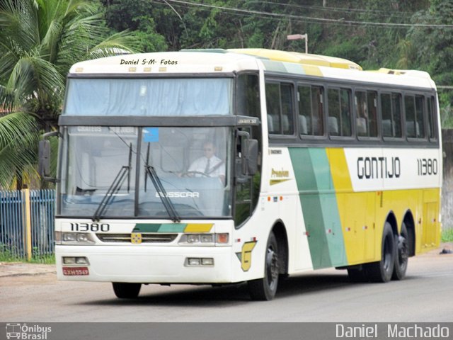 Empresa Gontijo de Transportes 11380 na cidade de Ilhéus, Bahia, Brasil, por Daniel  Machado. ID da foto: 2256133.