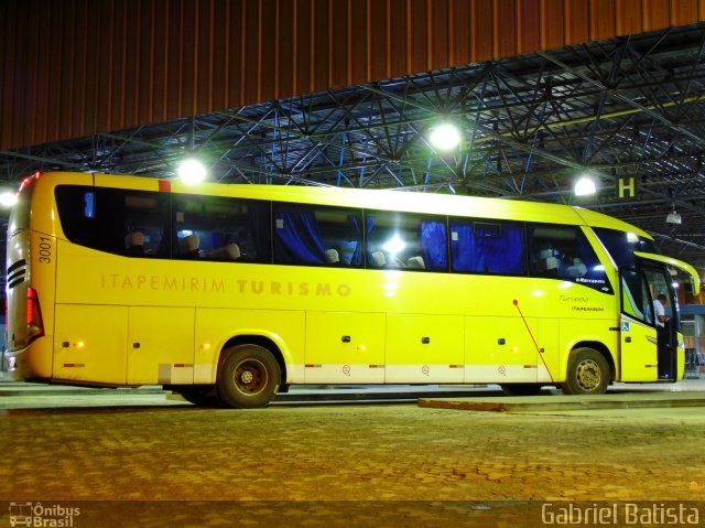 Viação Itapemirim 3001 na cidade de Ponte Nova, Minas Gerais, Brasil, por Gabriel Batista. Número da foto: #2255488.