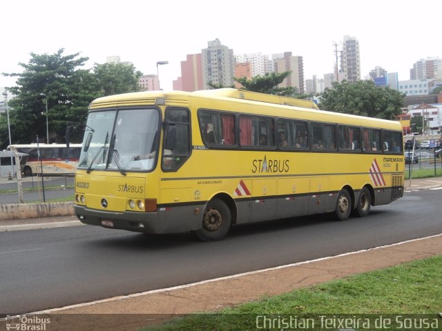 Viação Itapemirim 40283 na cidade de Ribeirão Preto, São Paulo, Brasil, por Christian Teixeira de Sousa. Número da foto: #2258717.