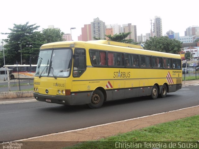 Viação Itapemirim 40283 na cidade de Ribeirão Preto, São Paulo, Brasil, por Christian Teixeira de Sousa. ID da foto: 2258717.