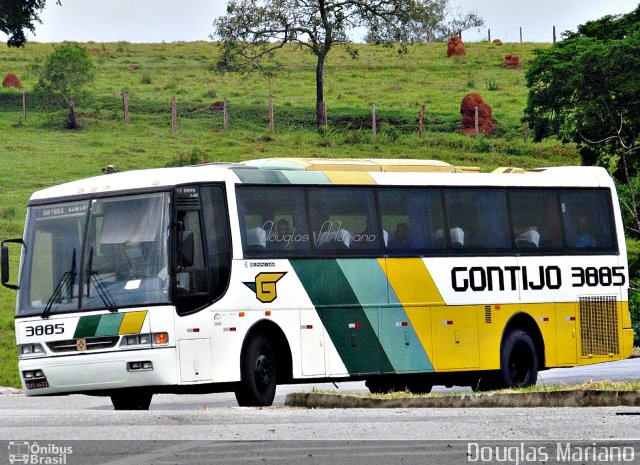 Empresa Gontijo de Transportes 3885 na cidade de Perdões, Minas Gerais, Brasil, por Douglas Mariano. ID da foto: 2258601.