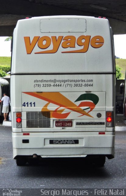 Voyage Transportes e Turismo 4111 na cidade de Aracaju, Sergipe, Brasil, por Sergio Marques . ID da foto: 2258310.