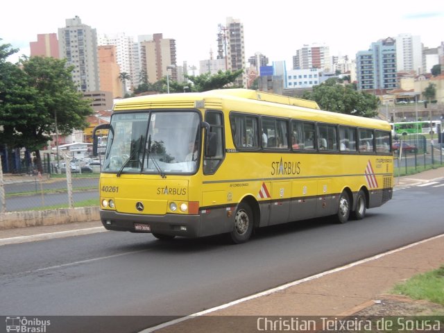 Viação Itapemirim 40261 na cidade de Ribeirão Preto, São Paulo, Brasil, por Christian Teixeira de Sousa. Número da foto: #2258712.