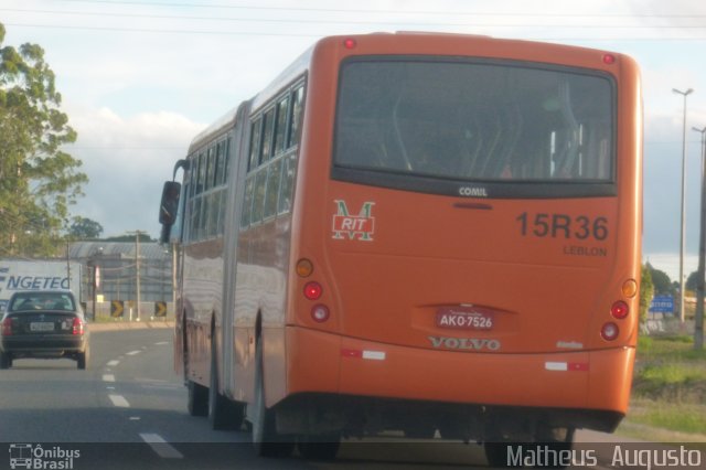 Leblon Transporte de Passageiros 15R36 na cidade de Fazenda Rio Grande, Paraná, Brasil, por Matheus  Augusto. Número da foto: #2257636.